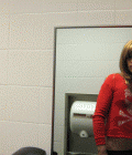 Sissy Desperatetranny in Public Bathroom