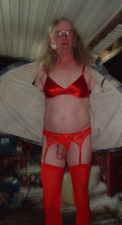 Cindy Red Garter